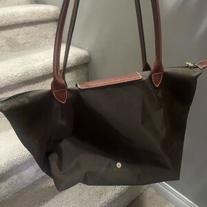 Longchamp Dark Brown Travel Bag